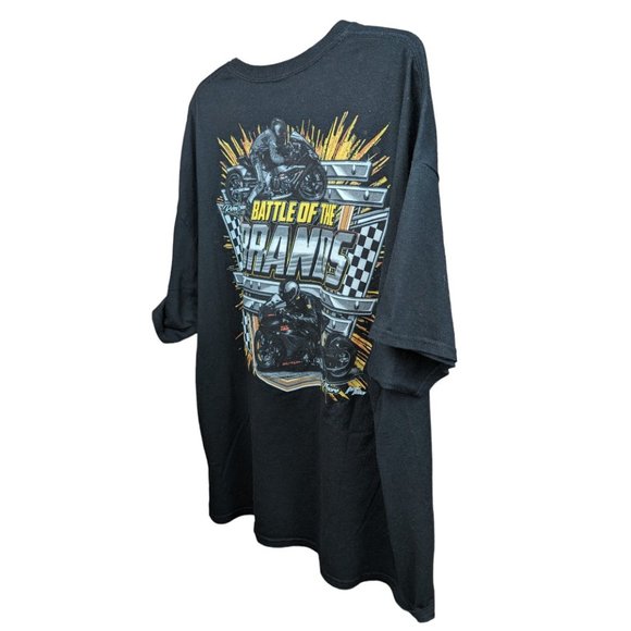 Men's Unisex 4XB Motorcycle T-Shirt Battle of the Brands Kawasaki vs Suzuki 2021 - Picture 5 of 7